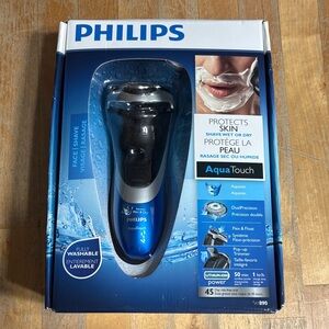 Philips AquaTouch Shaver - Black and Blue